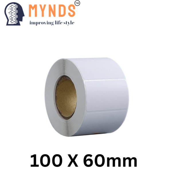 100 x 60mm Direct Thermal Label by Mynds